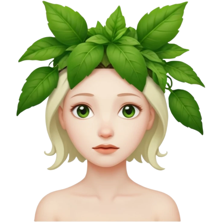 Combine this emoji 🥺 and this emoji 🌱 on its headand its a female emoji