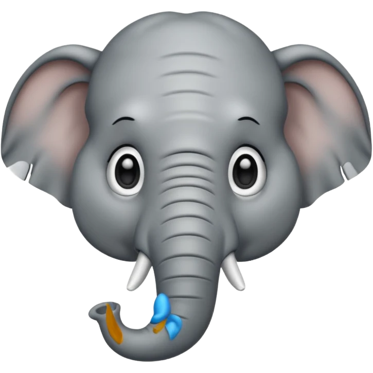 Sad elephant emoji