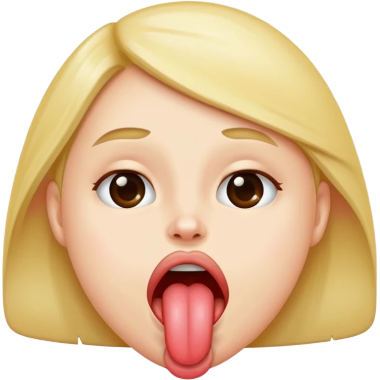 Sticking tongue out  emoji