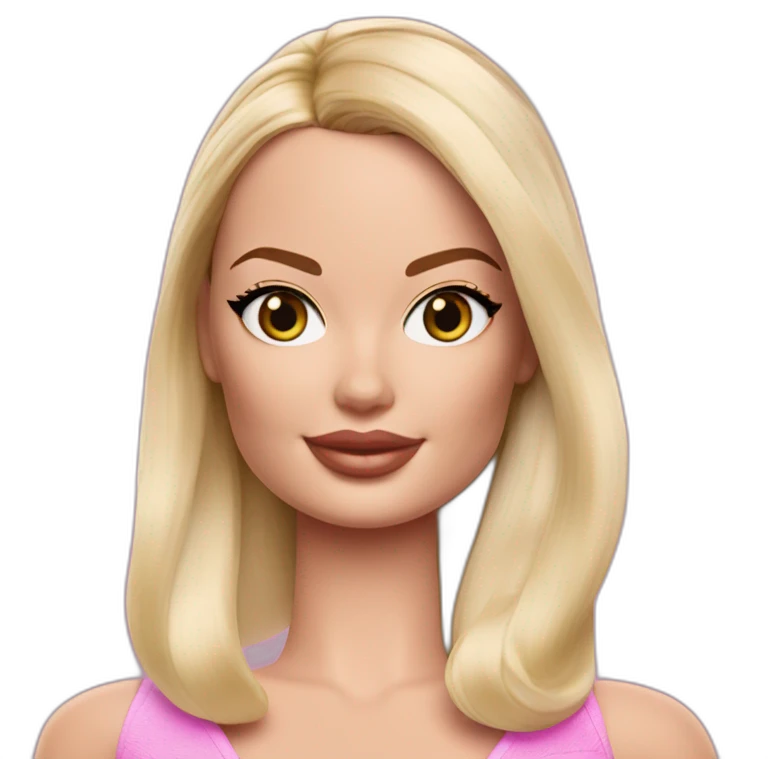 Margot Robbie Barbie emoji