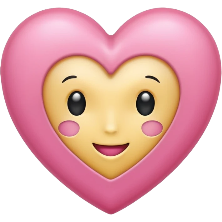 corazon rosa claro emoji