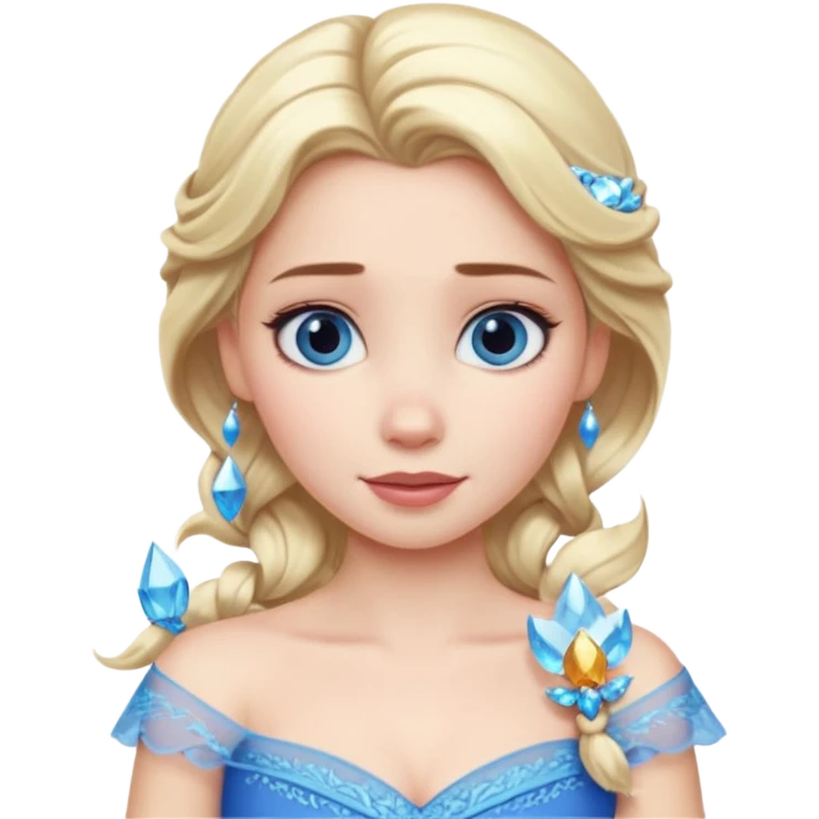 elsa frozen disney emoji