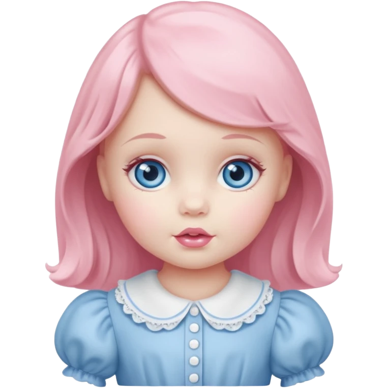vintage baby doll emoji
