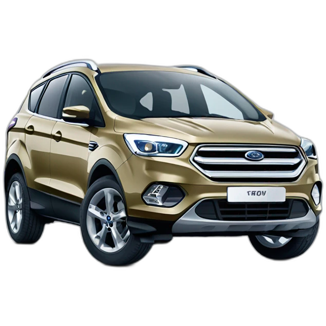 Smiling Ford Kuga SUV emoji