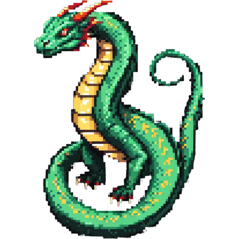 basilisk serpent with deadly stare emoji