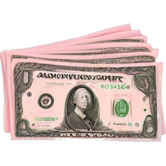 pink money emoji