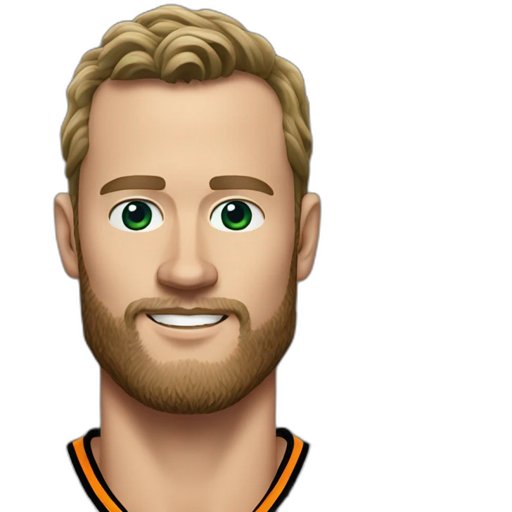 Jonathan Toews as beach bum with beard emoji