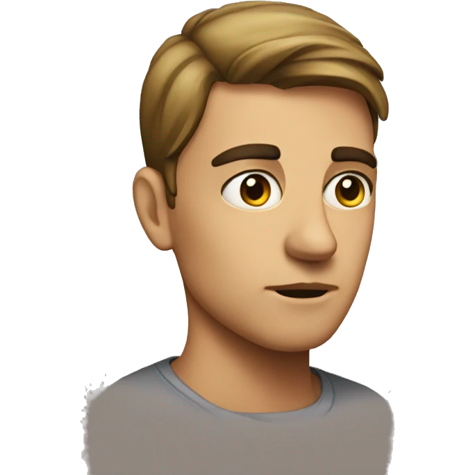Someone side eyeing someone emoji