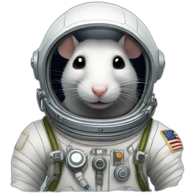 astronaut rat emoji