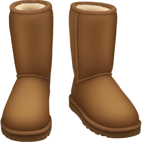 ugg boots emoji