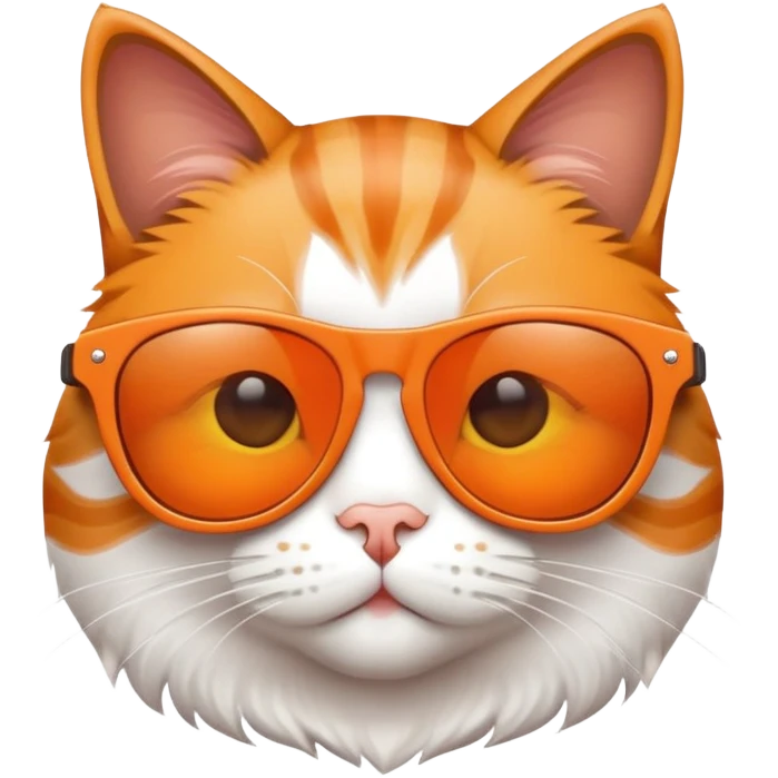 Cat wearing sunglasses emoji