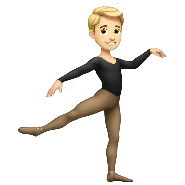 ballet dance male caucasian emoji