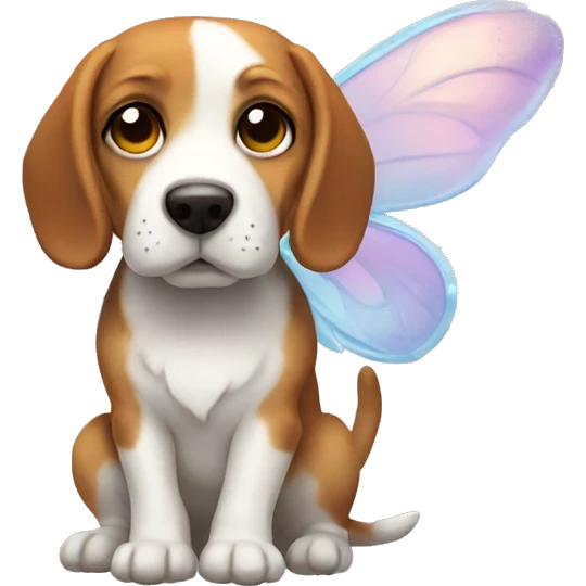 Fairy beagle  emoji