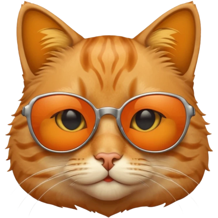 Cat wearing sunglasses emoji