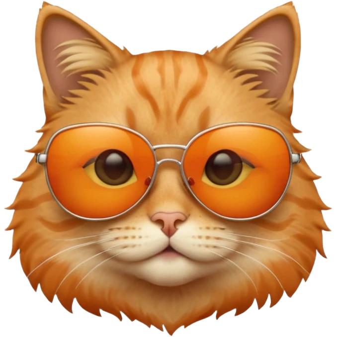 Cat wearing sunglasses emoji
