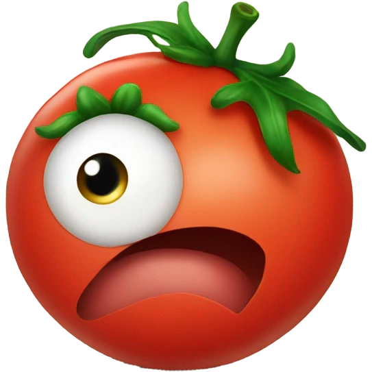squinting tomato emoji