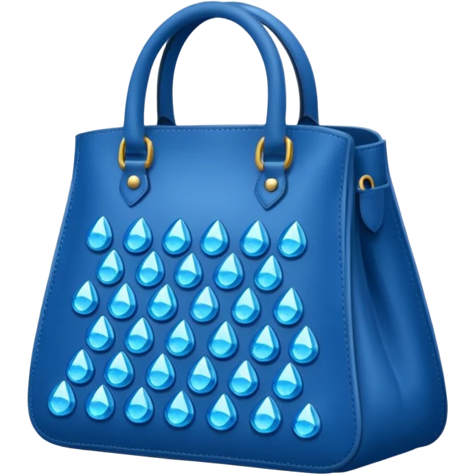 sac de pièces bleues emoji