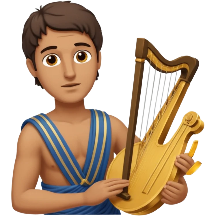 ancient greek people listening to a poet emoji