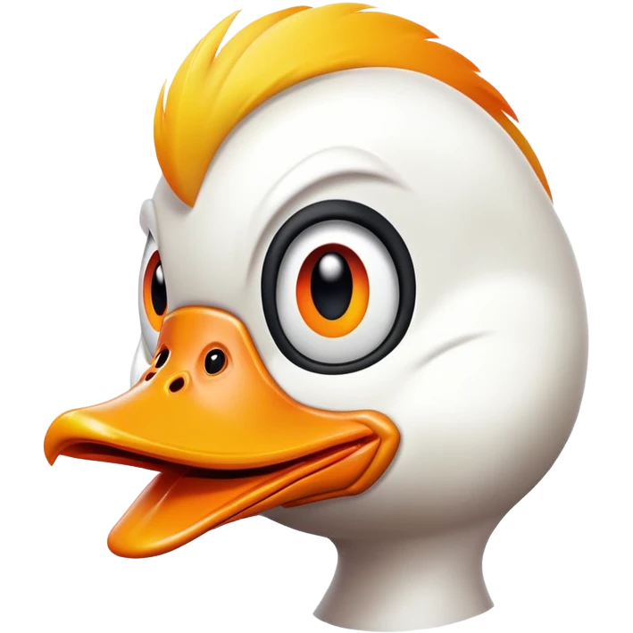 Psycho duck emoji