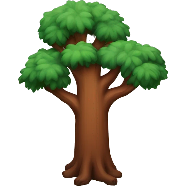 Redwood forest emoji