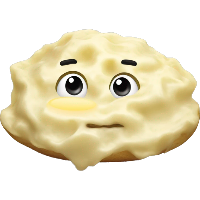 Mashed potatoes with butter  emoji