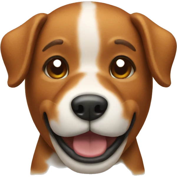 Gingerbread dog emoji
