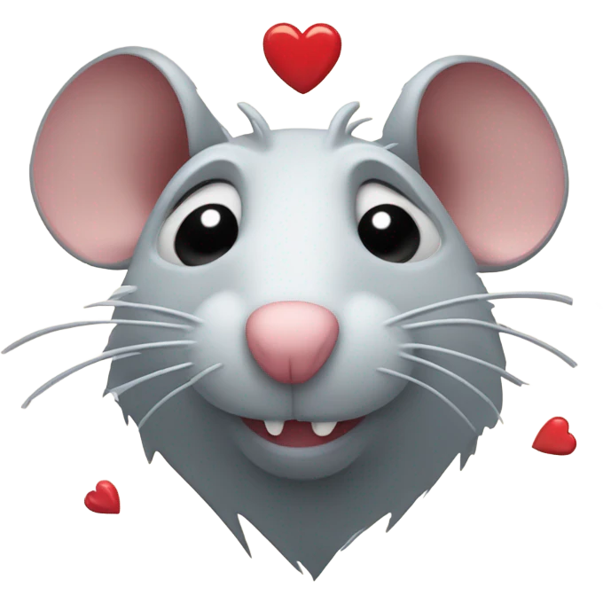 Sad Rat with a shattered and broken heart emoji