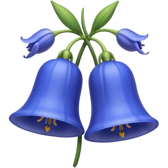 Bluebell flowers emoji