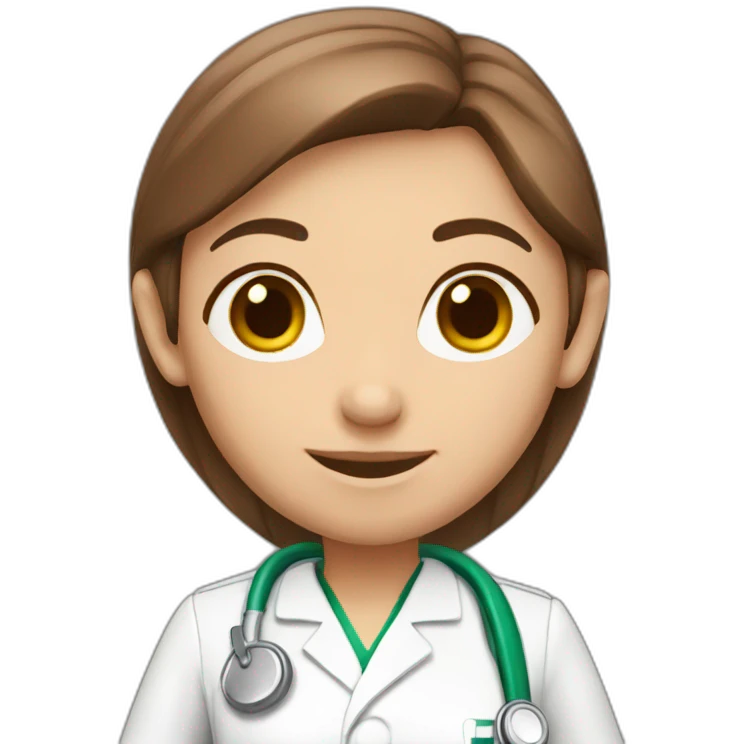 nurse elf brown hair emoji
