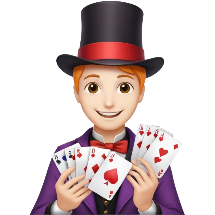 Me and my secret tricks  emoji