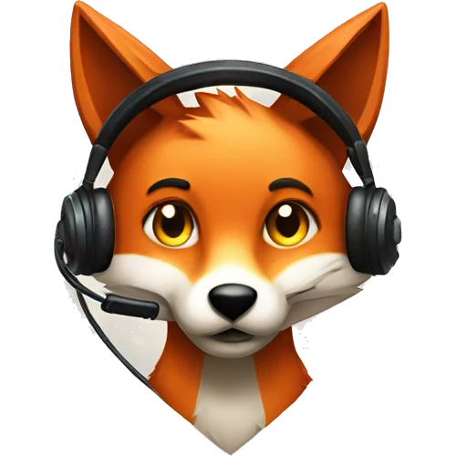 gamer fox emoji