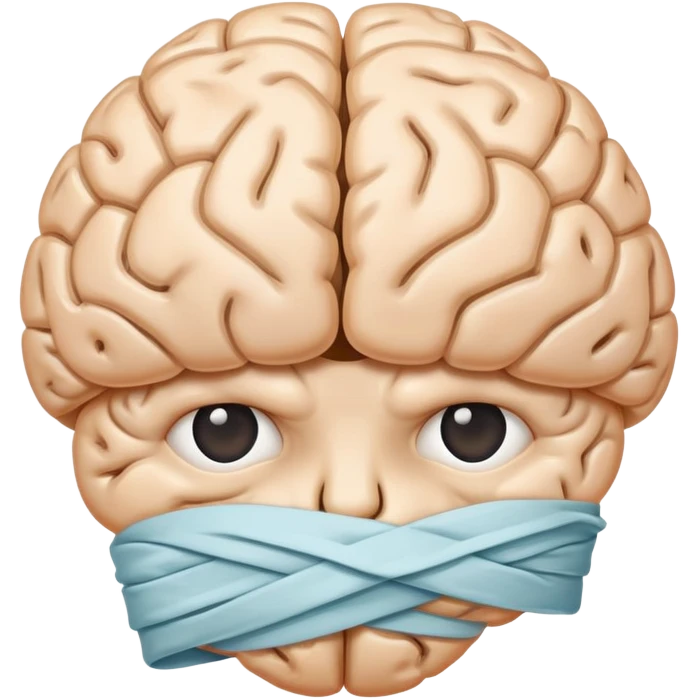 brain wrapped in bandages emoji