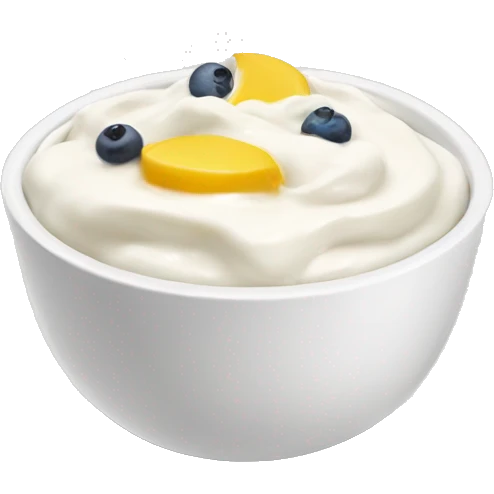Yogurt bowl emoji