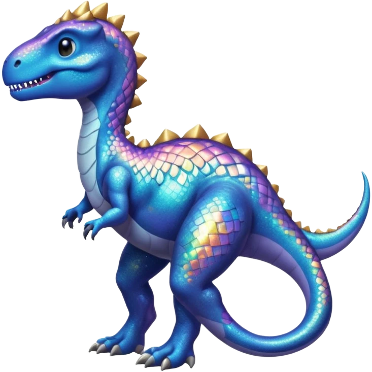 A magical dinosaur. A space dinosaur. emoji