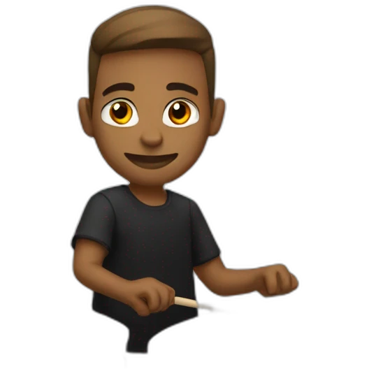 Drums player  emoji
