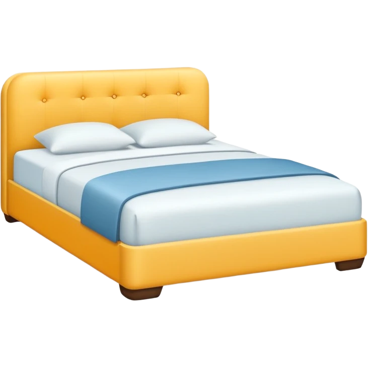 a bed, minimal design, no text emoji