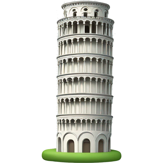 leaning tower of pisa emoji