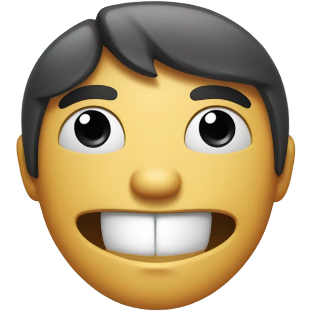 Mad and happy emoji