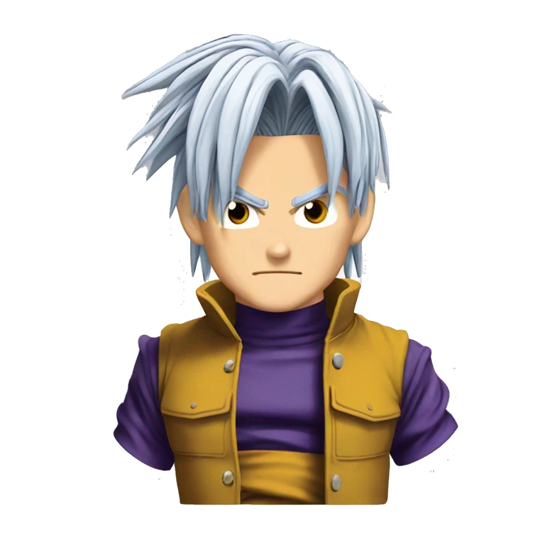 Trunks de dbz con el pulgar arriba emoji