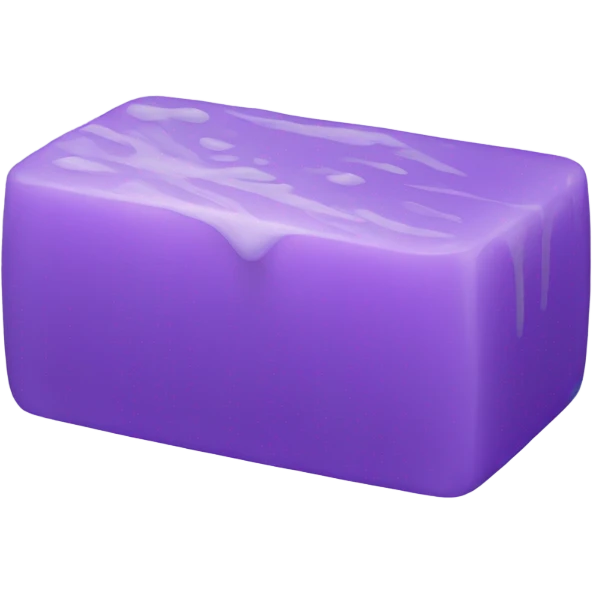 Purple soap emoji