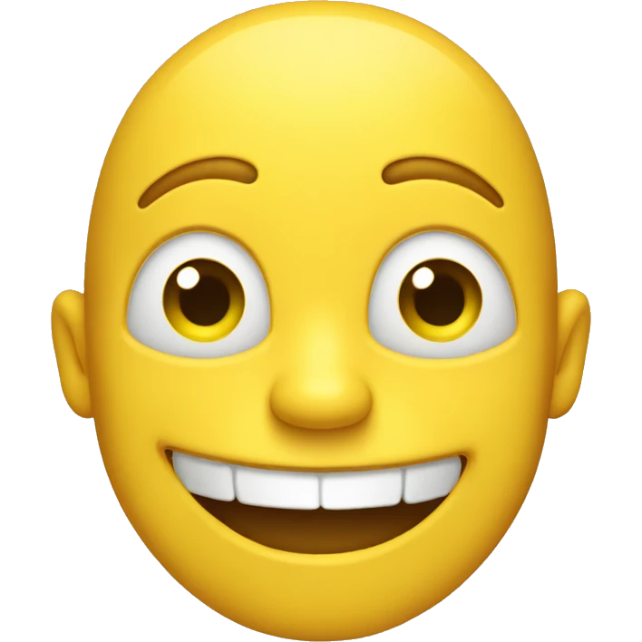 laughing yellow man emoji