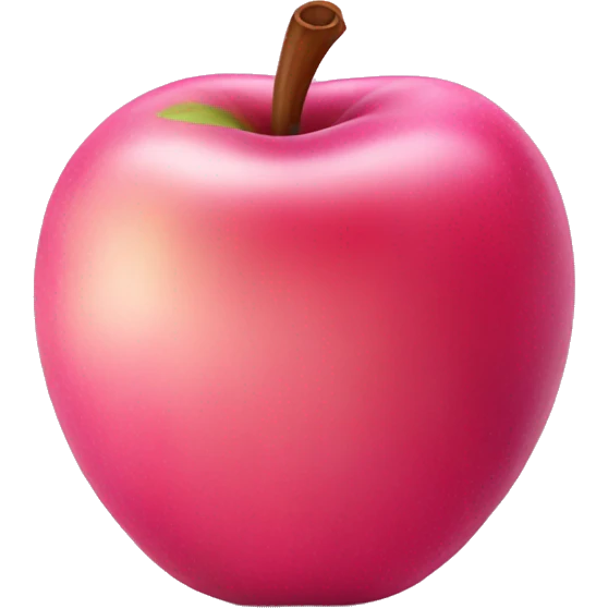pink apple emoji