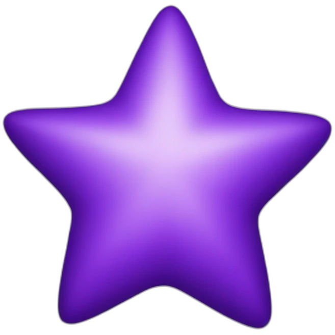 Star purple  emoji