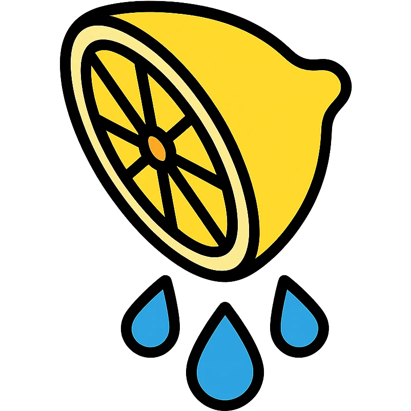 lemon squirt icon emoji