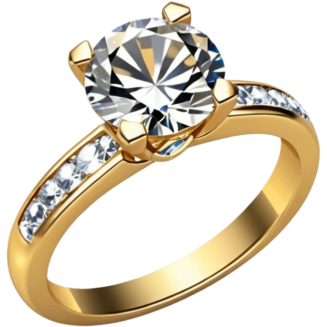 glitter diamond married ring emoji