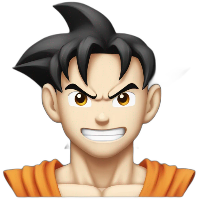 smiley goku full face emoji