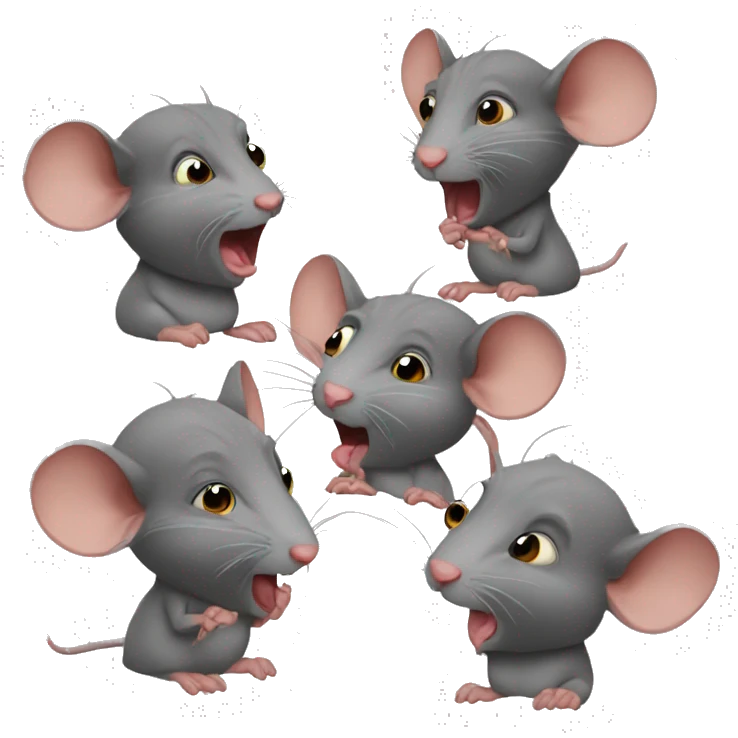 Rat gossip  emoji