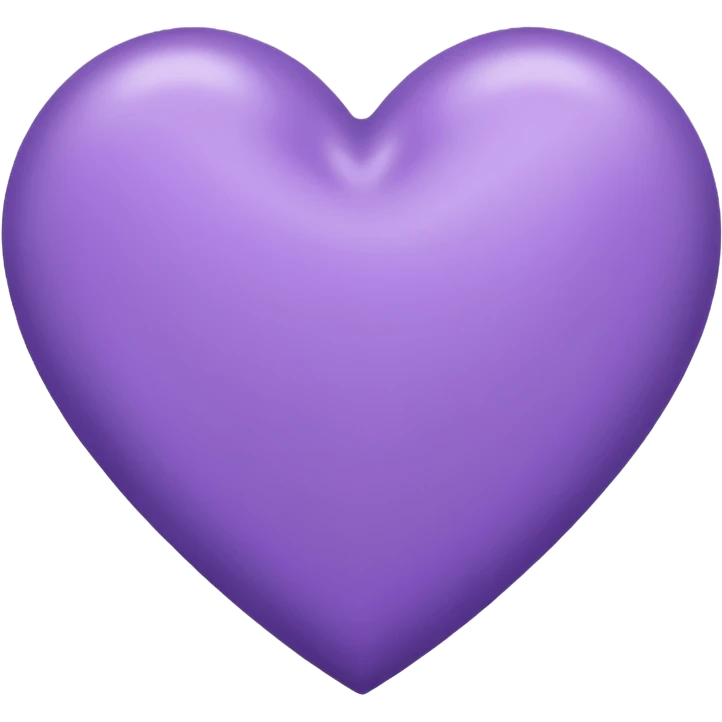 Lavande heart emoji