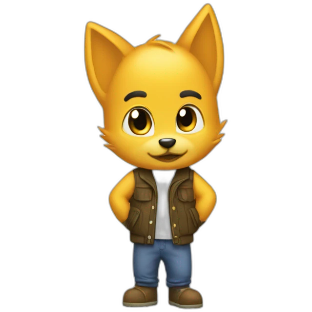 tails as a skinhead emoji