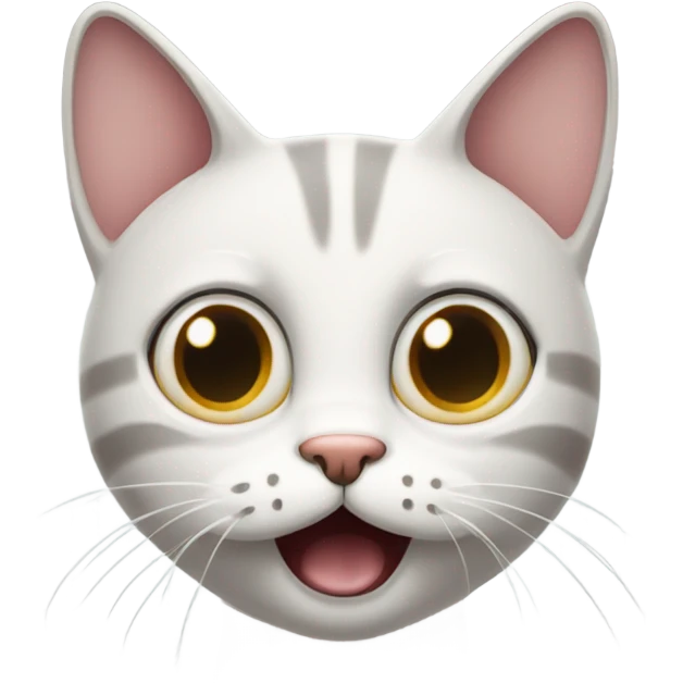 Cat looking dumb emoji